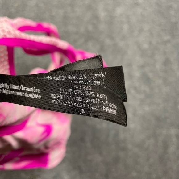 PINK by Victoria’s Secret Seamless lightly lined sports Bra pink Tye dye Medium - Picture 6 of 10